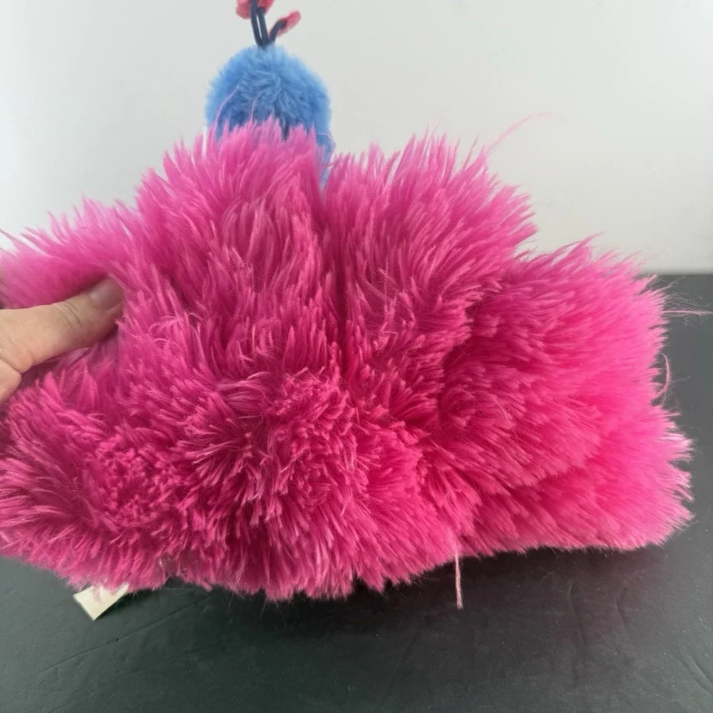 Toys R Us Blue Peacock Bird Plush Soft Stuffed Animal Toy 8.5